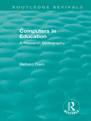 cover image of Computers in Education (1988)